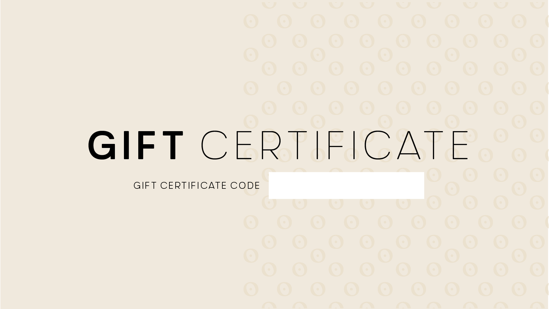 Gift certificates image